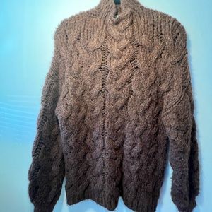 Chunky Brown Sweater